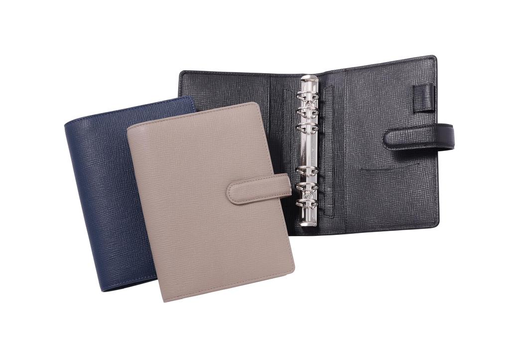 Franklin Planner Gnome Snap Binder, 23mm, Compact, Greige, 86206