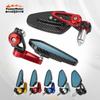 Motorcycle 360 Rotation Rearview Mirror Handlebar Mirror Modified Inverted Carbon Fiber Pattern Rear Mirror Moto Accessories