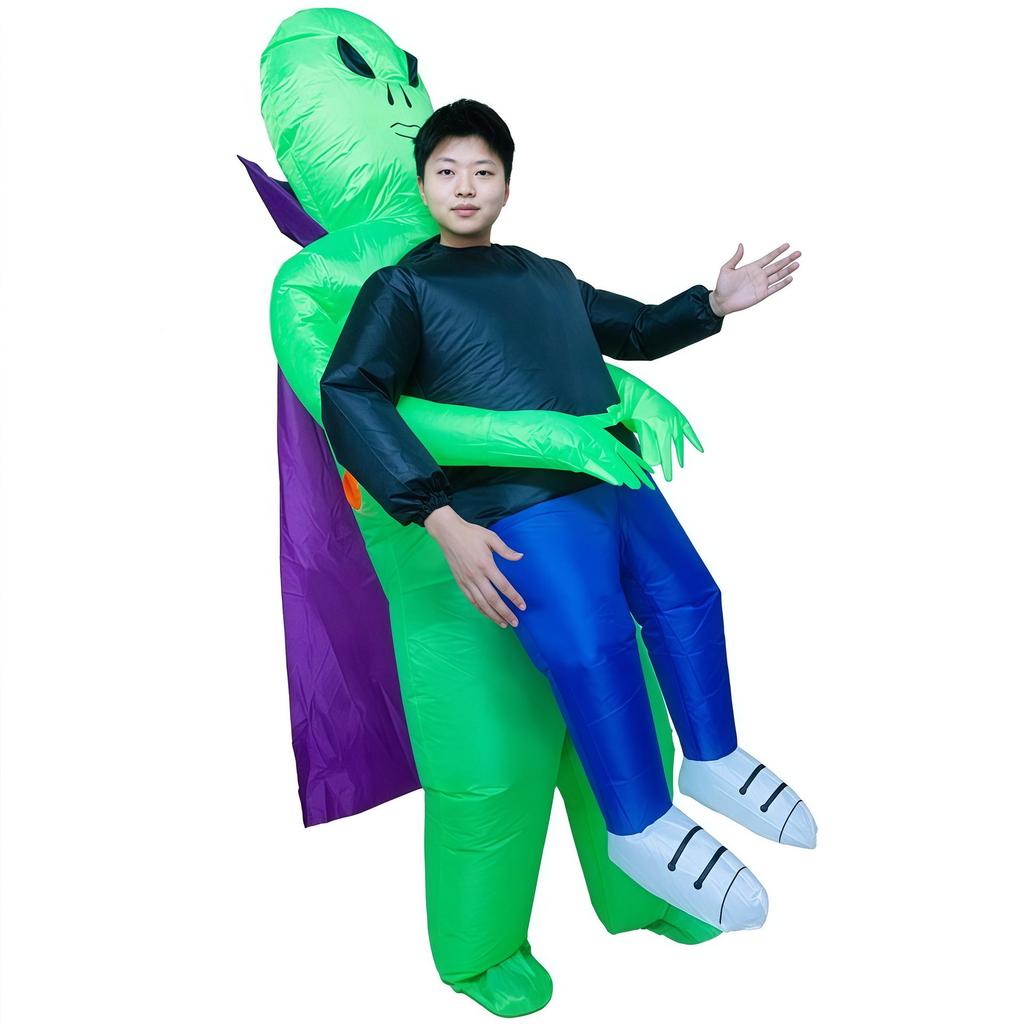 Halloween Alien Inflatable Cloak Costume - Perfect for Horror Festivals & Stage Props