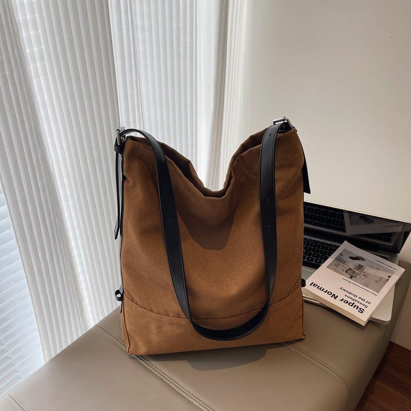 Large-capacity casual tote bag women's summer new niche lazy style versatile commuter single shoulder messenger bag tide