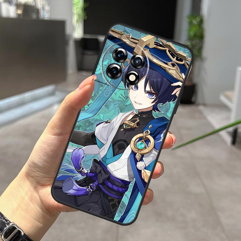 Genshin Impact Wanderer Case For OnePlus Nord CE 5 2 3 4 Lite N30 N20 OnePlus 15 13 12 11 9 10 Pro 10T 13R 15R Cover