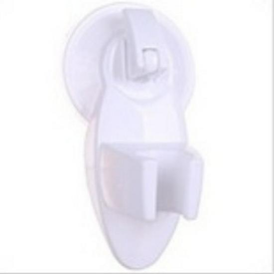 Adjustable Suction Cup Shower Head Holder - Punch-Free Plastic Wall Mount Bracket