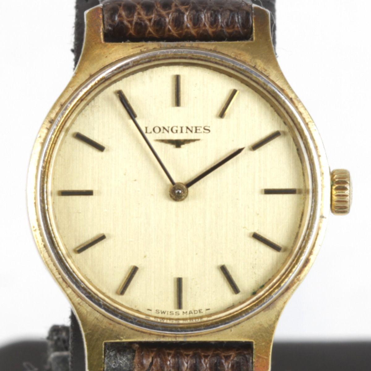 Used [Price revision] Good quality  USED  LONGINES [Longines] Hand-wound wristwatch stainless steel ladies stainless steel gold brand wristwatch