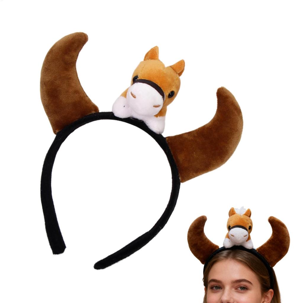 1PC Cosplay Headbands Funny Cute Hair Hoop Headwear Animal Cosplay Costume Headwear For Christmas Carnival Theme Party Dress-Up