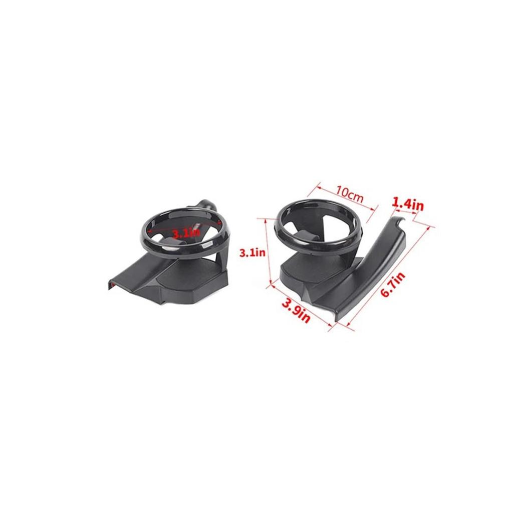 FANJI Car Front Door Cup Holder Drink Bracket Support for Jeep Wrangler JK