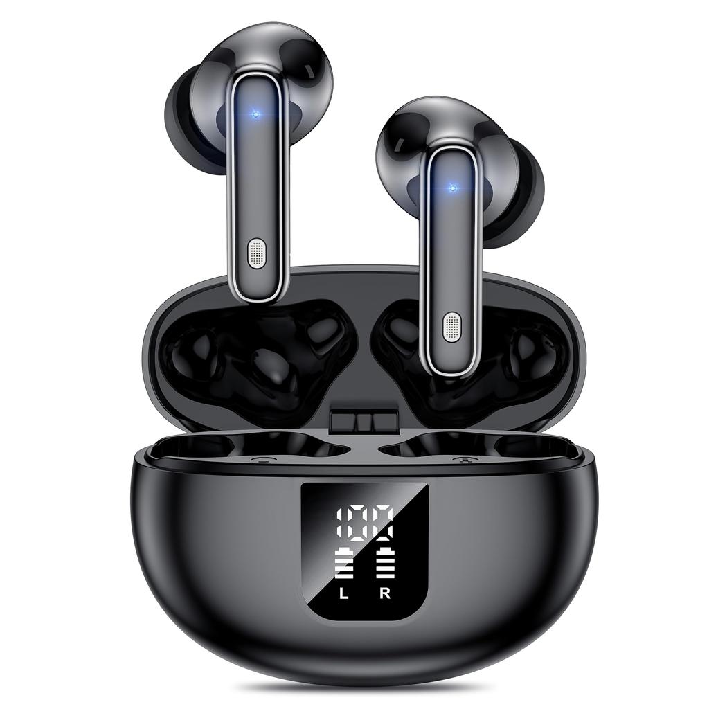 CoolJumper 8D Technology Bluetooth Wireless Earbuds Improved Model with a Focus on Sound Bluetooth 60 Hours of Continuous OWS Air Conduction and Bone