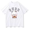Kawaii Bubu Dudu Panda Bear T-shirts Short Sleeve Summer Women/Men Tee-shirt Cartoon Graphic Printing Tshirts Casual Girls Tees