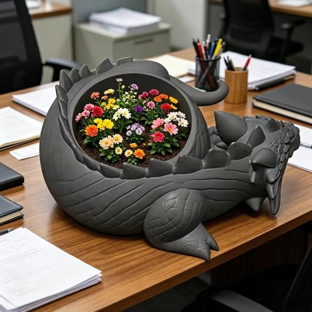3D Printed Succulent Planter Plastic Jewelry Storage Tray Creative Flower Pot  For Yard Garden