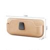 Car Glasses Case Auto Adhesive Type Sun Visor Suede Glasses Holder Sunglasses Clip Card Ticket Holder Universal Car Storage Box