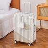 LIDU Multi-functional Rechargeable Aluminum Frame Suitcase