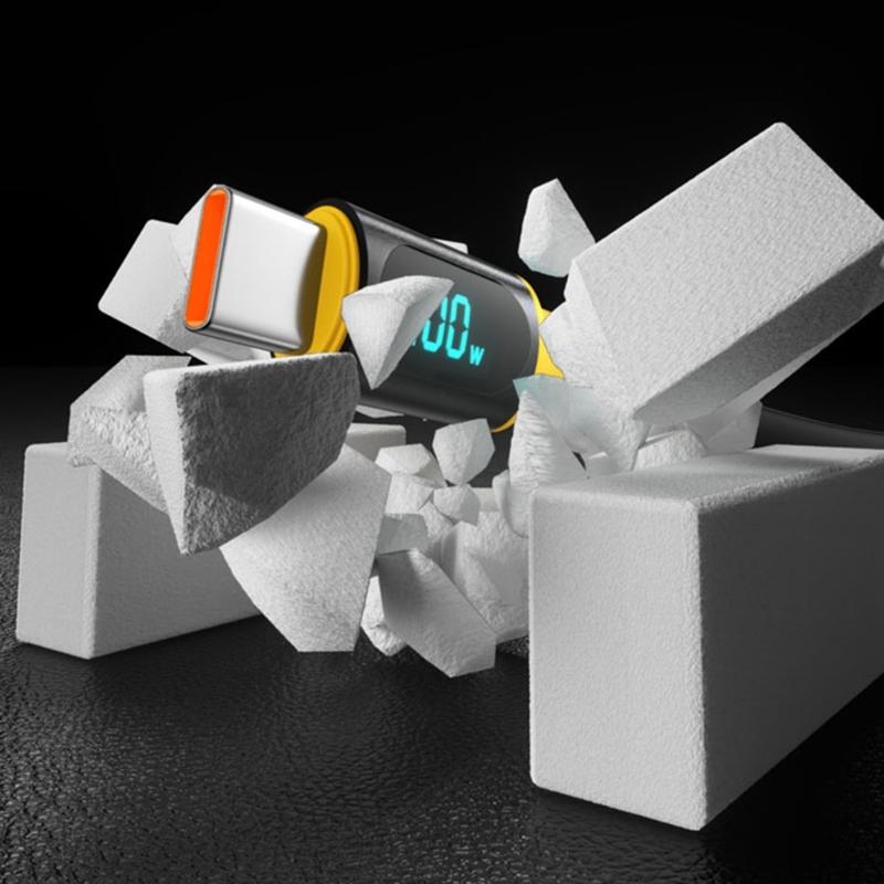 Fast Speed PD100W Power Cord Digital Display Charging Cable for Fast Charging and Data Sync Double End USB C Port