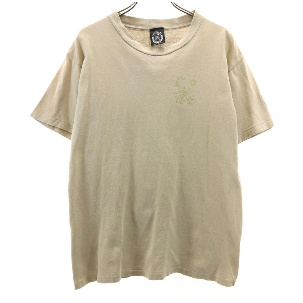 SCORPION BAY 90s Made in USA Old Short sleeve T-shirt beige Scorpion Men's Used