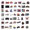 50 Photos F1 Formula One Racing Stickers Decorate Notebook Luggage DIY Waterproof Stickers