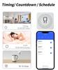 Graffiti Smart WiFi Switch with Alexa Voice Control, Double Control, Junction Box, Circuit Breaker, and Metering