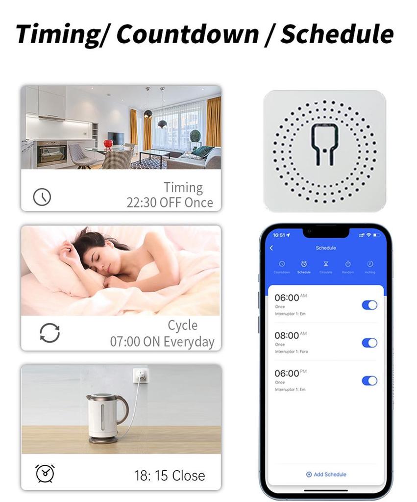 Graffiti Smart WiFi Switch with Alexa Voice Control, Double Control, Junction Box, Circuit Breaker, and Metering