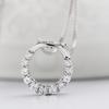 Jinjiahua Korean Diamond-Set Clavicle Pendant Necklace for Women