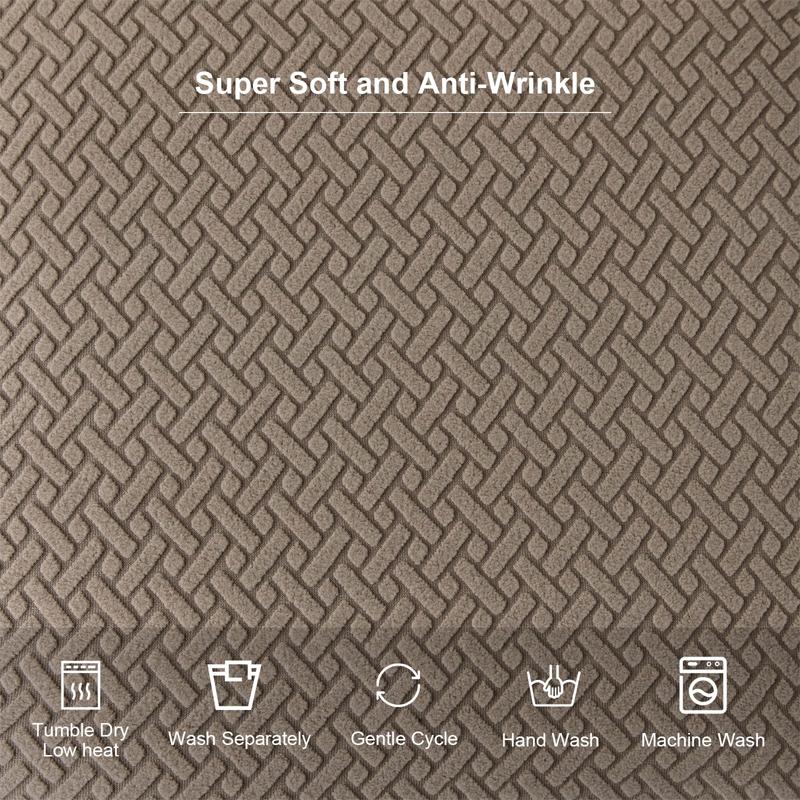 Jacquard Stuhlbezug Esszimmerstuhl Sitzbezug Abnehmbar Waschbar Elastisch Esszimmerstuhl Kissenbezug Überzug