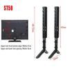 14-100 Inches Universal Table TV Stand Base LCD Flat Screen Table Top Pedestal Mount Iron Easy Installaation Load Up To 45KG Black