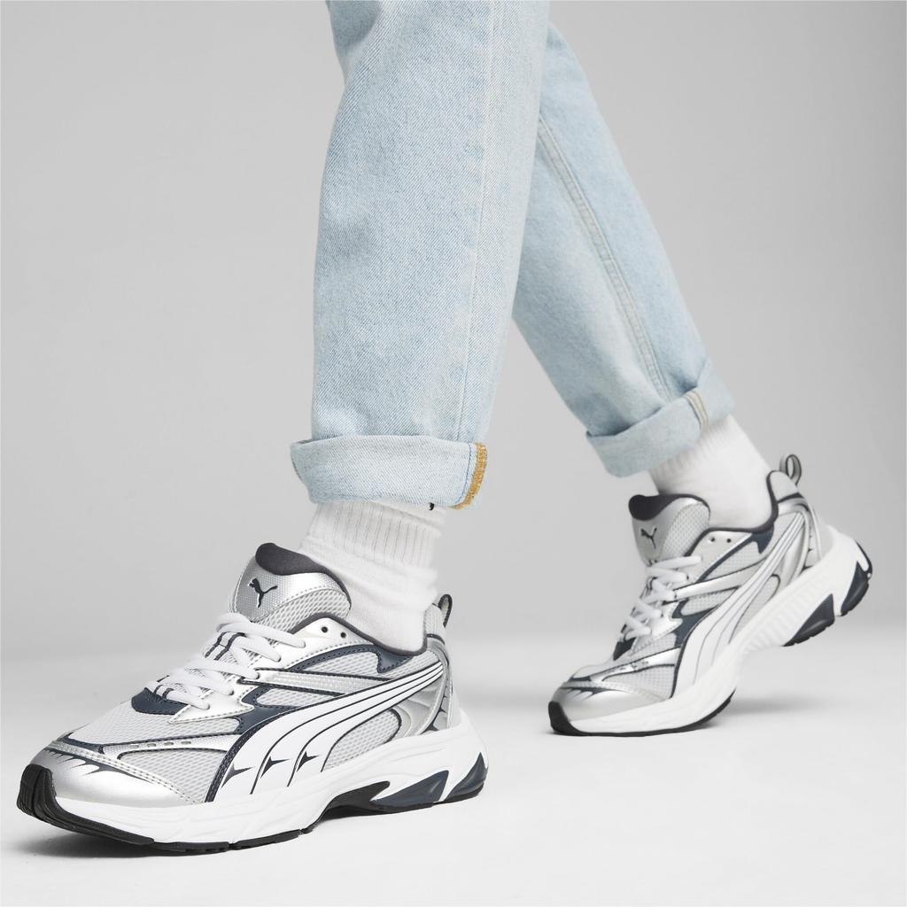 Puma Morphic Sneakers 2024 Glacial Gray Size Cm 392724, Fall/Winter Colorway, Gray, White/Strong (16), 24.5
