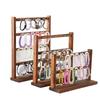 Wooden Jewelry Display Stand For Earrings Necklaces Keychains And Pendants With Natural Finish For Home Or Store Presentation