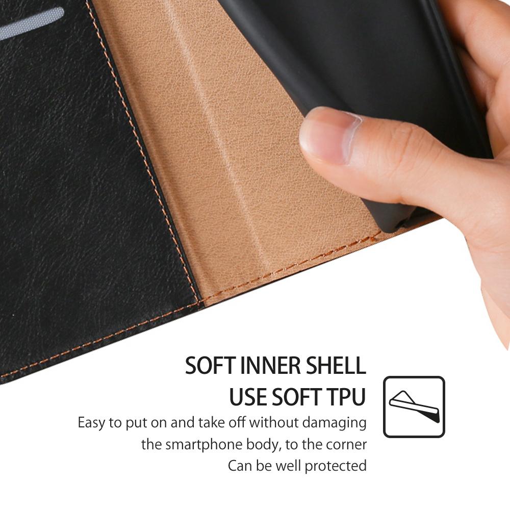 For Xiaomi Redmi 12C 4G PU Leather Wallet Stand Case Magnetic Closing Anti-drop Phone Cover