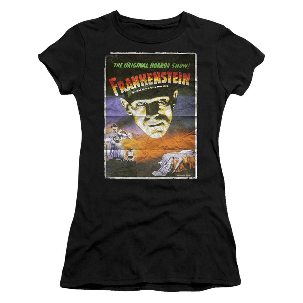 Frankenstein Juniors T-Shirt Movie Poster Artwork Black Tee Unisex T-Shirt XL