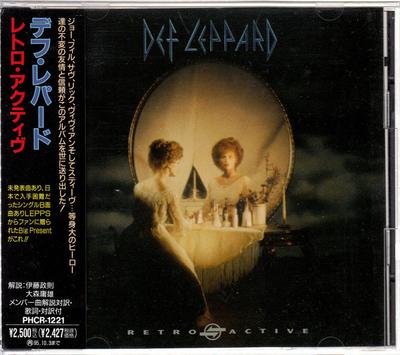 CD DEF LEPPARD  Retro Active PHCR1221 Bludgeon Riffol 1993 Japan Metal Used