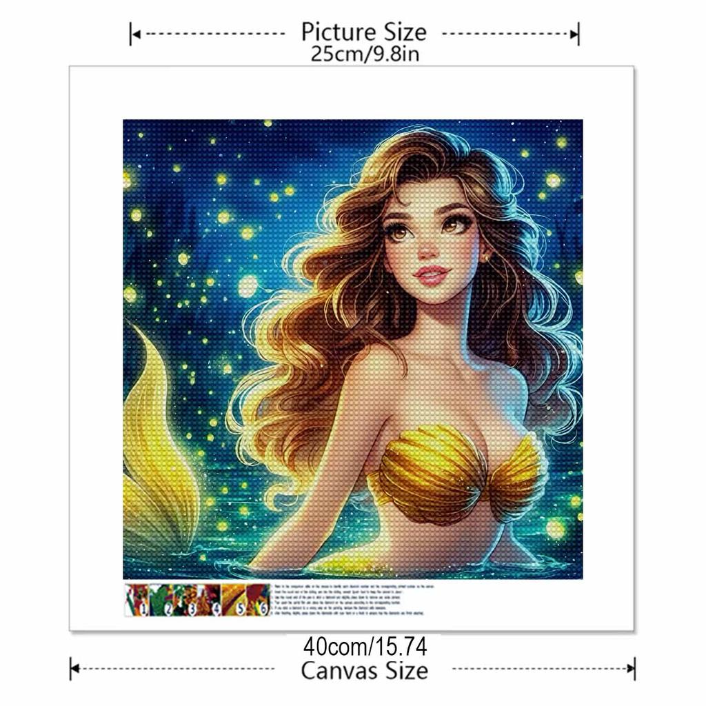Disney 5D Diamond Painting Beauty and The Beast Cross Stitch Mosaic Kit Home Decoration Wall Sticker DIY Handmade Gift