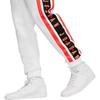 Pantaloni della tuta stampati foderati in pile larghi Air Jordan da uomo BQ5664-100 Bianco