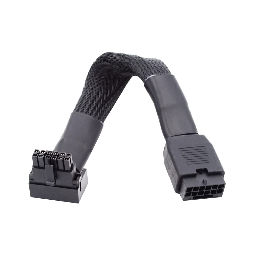 Napájecí modulární kabel NFHK 12VHPWR samec-samice Nahoru Úhlové 90stupňové prodloužení pro 3080 3090TI PSU 16kolíkovou grafickou kartu ATX3.0 PCI-E 5.0 12+4P