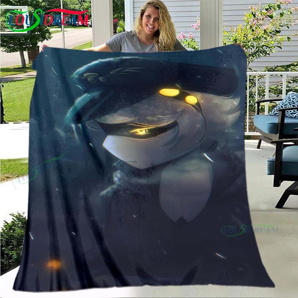 Hot Cartoon Murder Drone Flannel Adult and Children Blanket Sofa Bed Decoration Blanket Portable Blanket Bath Towel Gift