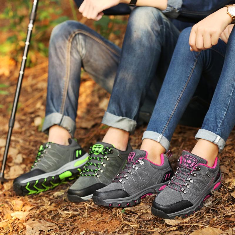 Outdoor hiking shoes, men's and women's couples, hiking trail shoes, wear-resistant, non-slip, lightweight, men's casual shoes, women's shoes