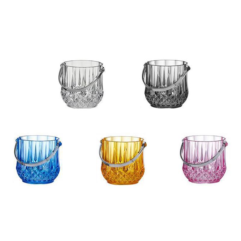 Transparent Wine Ice Cooler For Party Home Whisky Ice Bucket Ice Champagne Bucket Thermal Beer Bucket Bar Accessories