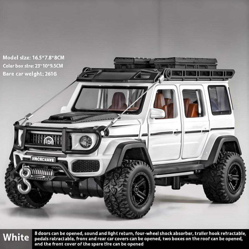 1:32 Mercedes Benz G550 Modificado 4x4 Off Road SUV Metal Liga Fundido Modelo de Carro Brinquedo Infantil Presentes de Aniversário Para Namorado