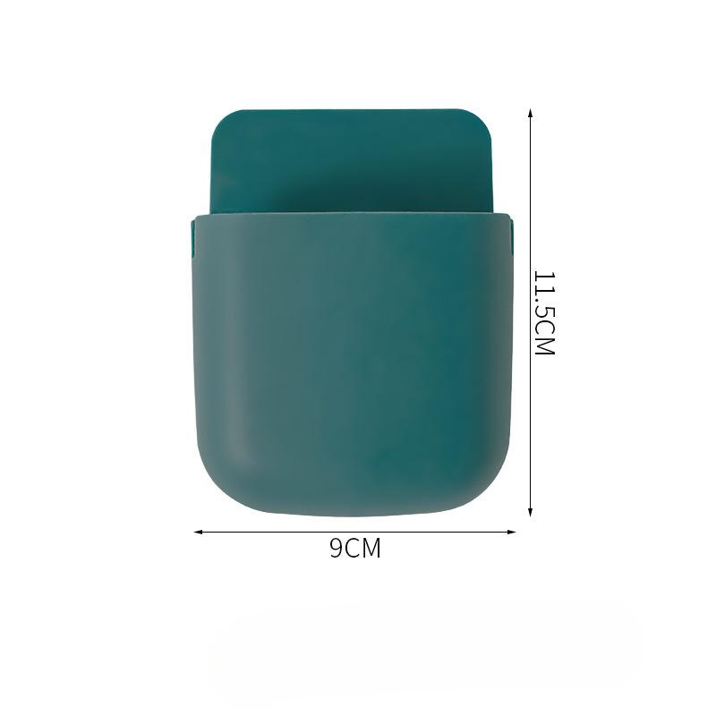 

Настенный подвесной ящик для телевизора, кондиционера, пульта дистанционного управления, настенный ящик для хранения, стеллаж для хранения мобильного телефона без перфорации 11.5*9cm синий