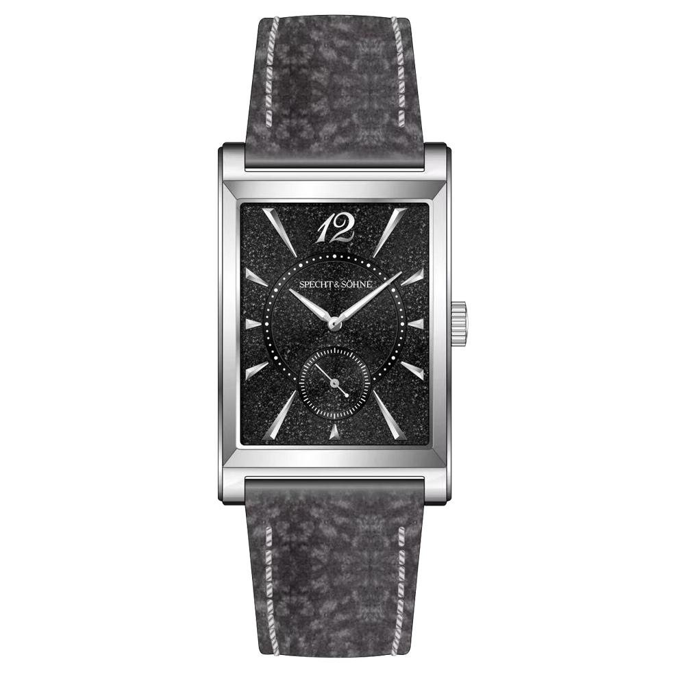 

Specht & Söhne 2025 Новые модные квадратные часы для мужчин Хронограф Спортивные часы Нержавеющая сталь Сапфировое стекло Водонепроницаемость 50 м чёрный