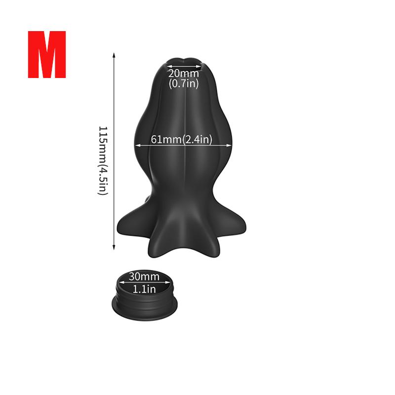 New Tunnel Anal Butt Plug Stretcher,with Stopper Hollow Analplug Enema Butplug,Vagina Ass Anus Dilator, Sex Toys for Couples
