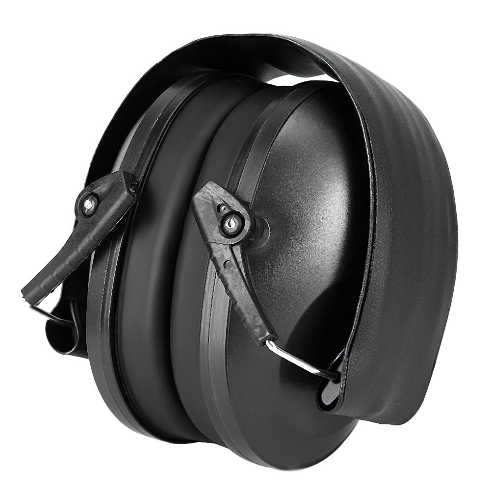 Foldable Protection Earmuff Learning Sleeping AntiNoise Industry Hearing Protector(Black )