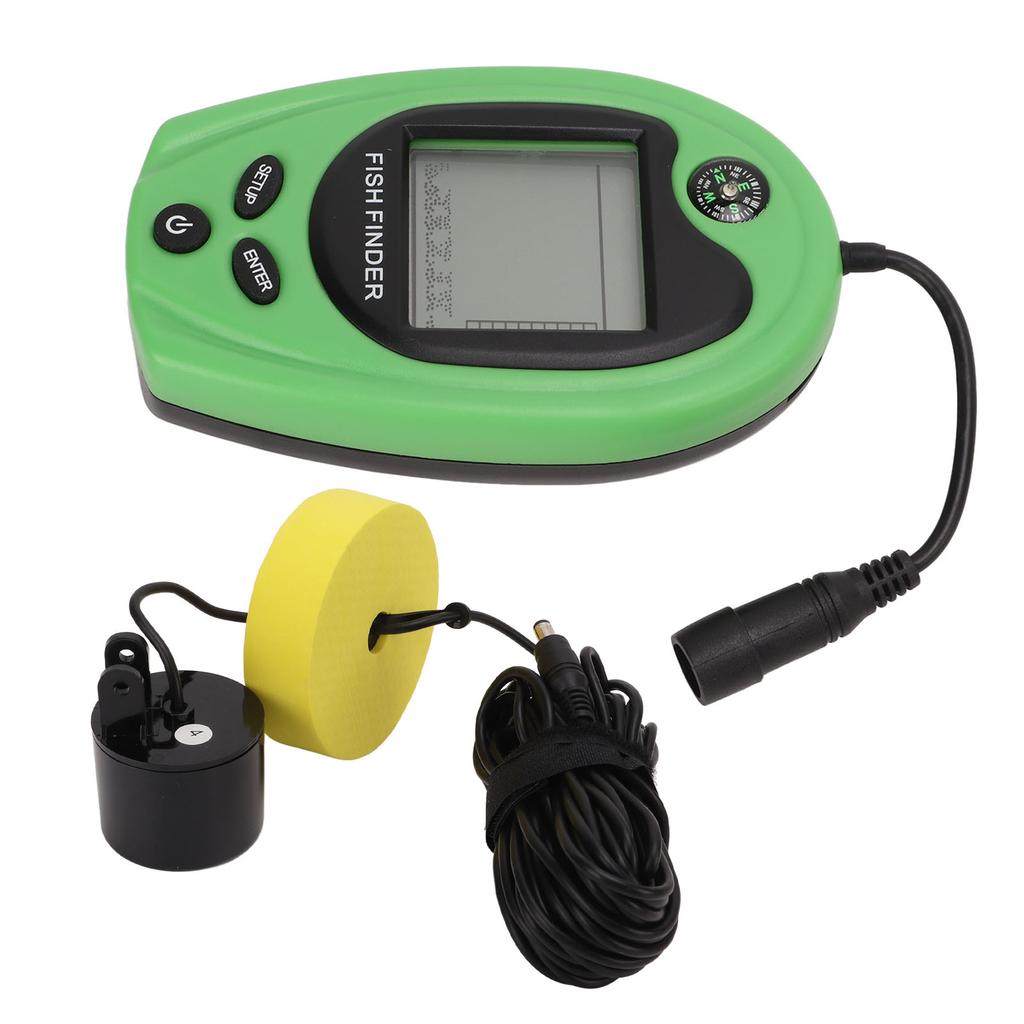 Kayak Fish Finder Sonar Detection 328 Feet Waterproof High Sensibility Depth Finder with Lanyard for Water Depth Fish