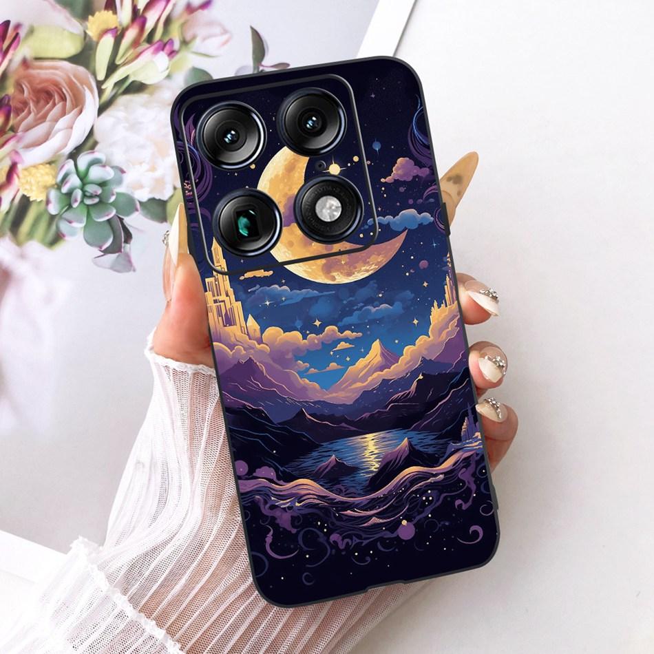 For Motorola Signature Cool Dragon Tiger Pattern Phone Case For Motorola Signature XT2603-2 Black Silicone Soft Covers Bumpers