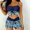 Women's Two-Piece Fashionable Sexy Bikini With Padded Cups And Underwire-Free Swimsuit