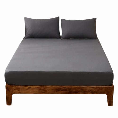 MISOLER Fitted Sheet, Moisture-Wicking, Quick-Drying, Antibacterial, and Odor-Resistant, All-Season Bed Sheet/Mattress Cover with Approx. 30cm Gusset,