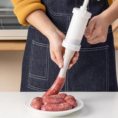 Manual Sausage Stuffer Tool for Homemade Pig and Sheep Casings