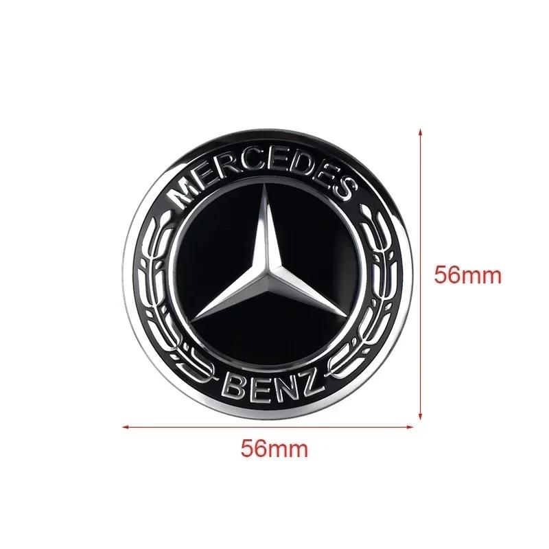 For Mercedes Benz 4pcs 60/63/68MM Car Wheel Center Cover Auto Hub Cap Accessorie For MERCEDES BENZ AMG W108 W124 W126 W140 W168