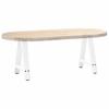 Vidaxl Coffee Table Legs, 2 Pcs, White, 38X(42-43) Cm, Steel