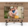Aunt Picture Frame - Lucky To Call You My Aunt, Birthday Gifts For Auntie, Horizontal 4x6 Photo Frame With Stand For Tabletop -10
