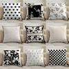 French Light Luxury Cream Style Pillow Case Living Room Sofa Cushion Bedroom Bedside Pillow Home Decoration