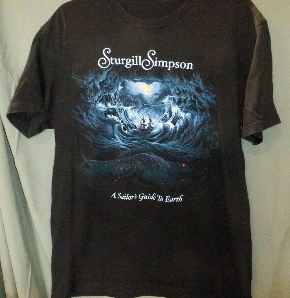 

A Sailor s Guide to Earth VTG Sturgill Simpson Shirt Black Unisex Unisex T-Shirt S
