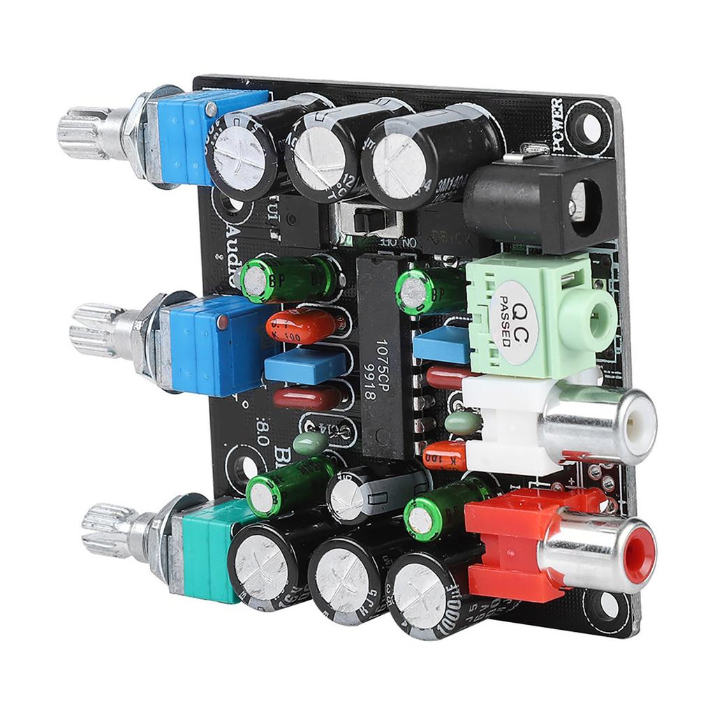 2 Channels Amplification Preamp Board Upgraded HiFi Sound Audio Mixer Board for Amplifier