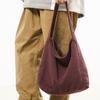 Washed Canvas Bag Lazy Wind Drooping Tote Bag Women's Literary Class Bag Mailman Bag Casual Shoulder Bag Men's